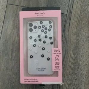 Kate Spade New York Black and White Floral iPhone Case
